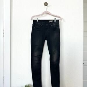G-Star Raw 3301 Contour Skinny Jeans, Size 26, Black